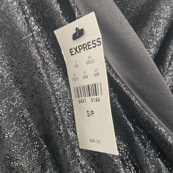 Express Black Sparkling Hi Low dress - Picture 3 of 6